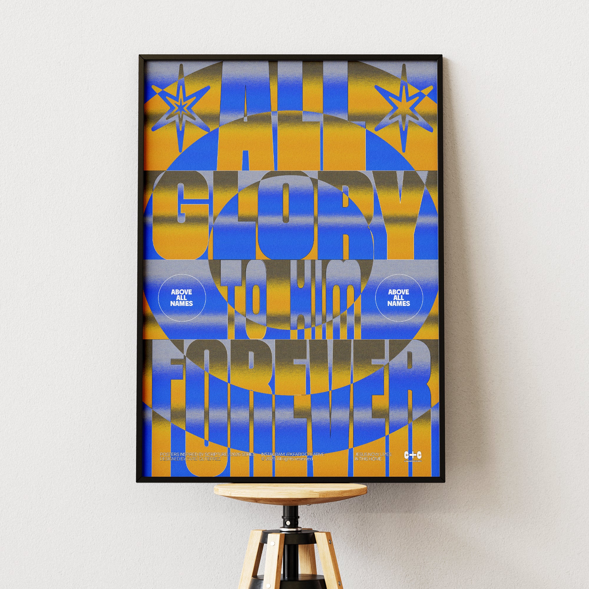 ALL GLORY TO HIM FOREVER