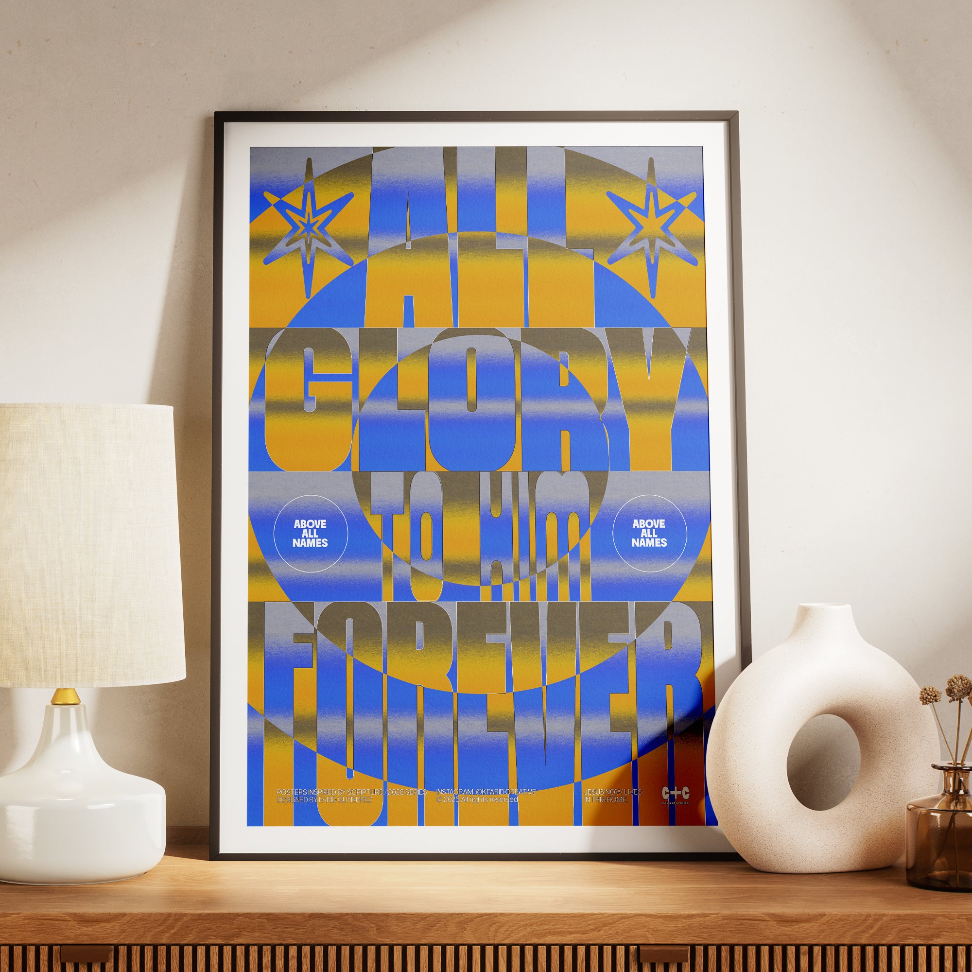 ALL GLORY TO HIM FOREVER