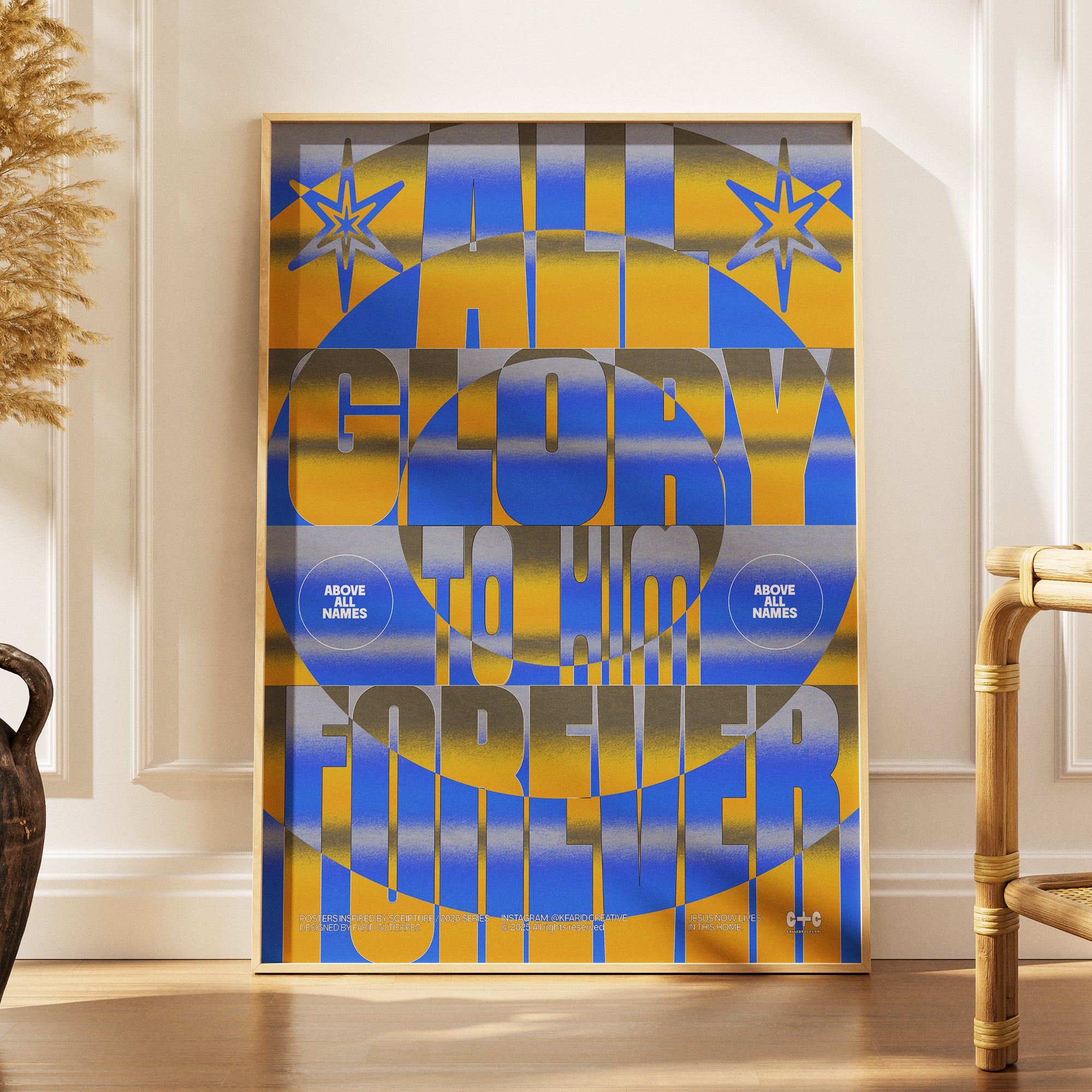 ALL GLORY TO HIM FOREVER